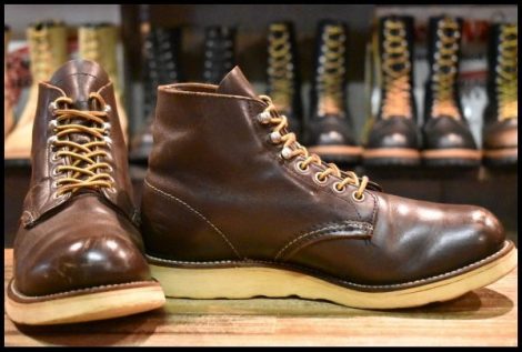 【7.5D 中古 犬タグ 98年】レッドウィング 8160 アイリッシュセッター ガラスレザー コレクテッドグレイン ブーツ redwing HOPESMORE