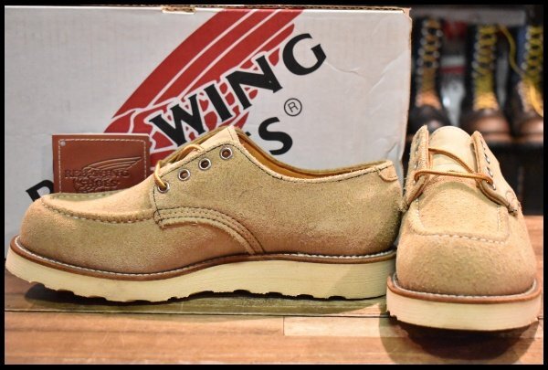 【8D DEAD 羽タグ 90’S】レッドウィング 8105 スエード オックスフォード タンラフアウト モックトゥ 短靴 ブーツ redwing HOPESMORE