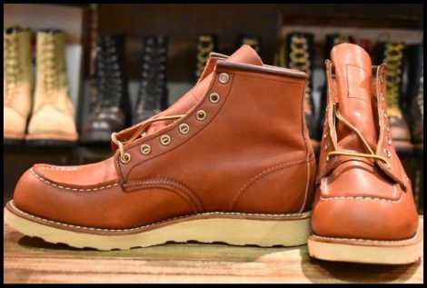 【8E 未使用 11年】レッドウィング 8875 アイリッシュセッター 赤茶 オロラセット モックトゥ ブーツ redwing HOPESMORE