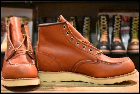 【8E 未使用 11年】レッドウィング 8875 アイリッシュセッター 赤茶 オロラセット モックトゥ ブーツ redwing HOPESMORE