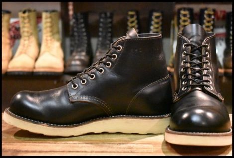 【6.5D 良品 18年】レッドウィング 9870 アイリッシュセッター ブラック クローンダイク 黒 レースアップ ブーツ redwing HOPESMORE