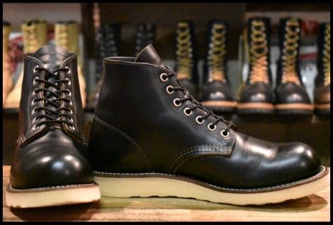 【6.5D 良品 18年】レッドウィング 9870 アイリッシュセッター ブラック クローンダイク 黒 レースアップ ブーツ redwing HOPESMORE