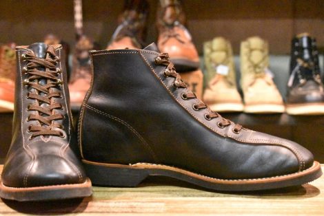 【8D 美品 18年】レッドウィング 8825 アウティング 黒 ブラック プレーリー 茶芯 先芯なし レースアップ ブーツ redwing HOPESMORE