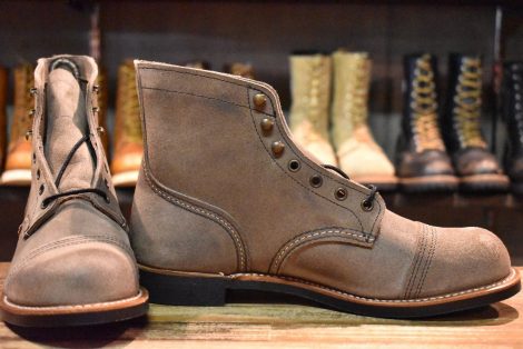 【9.5D 箱付 未使用 22年】レッドウィング 8087 アイアンレンジャー ミュールスキナーラフアウト 編み上げ ブーツ redwing HOPESMORE