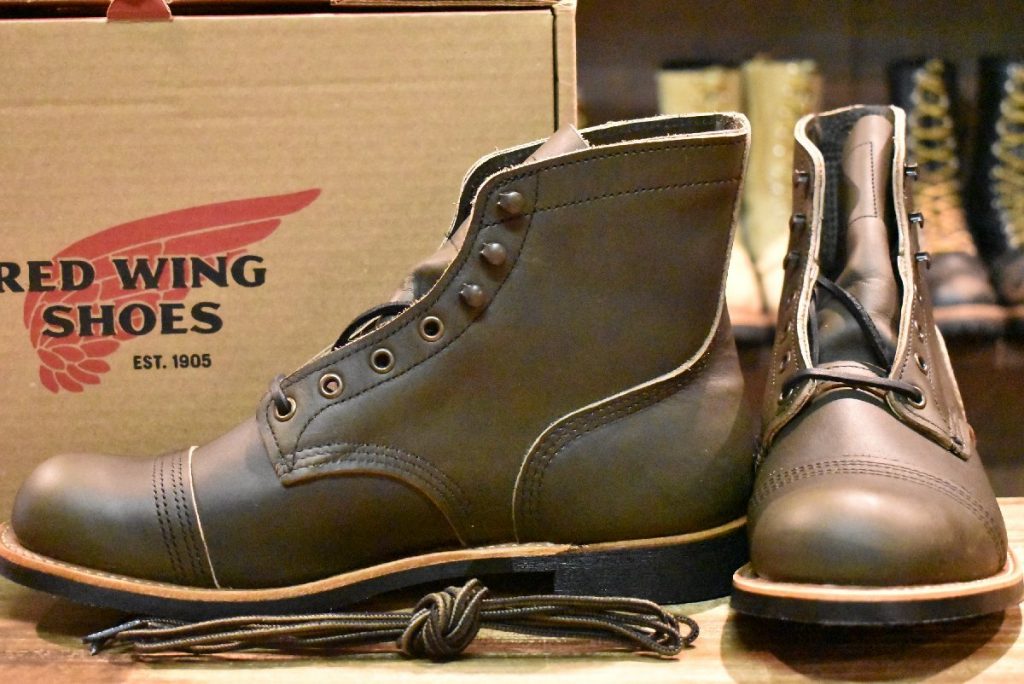 【8.5D 箱付 未使用 24年】レッドウィング 8078 アイアンレンジャー グリーン アルパイン ポーテージ 緑 ブーツ redwing HOPESMORE