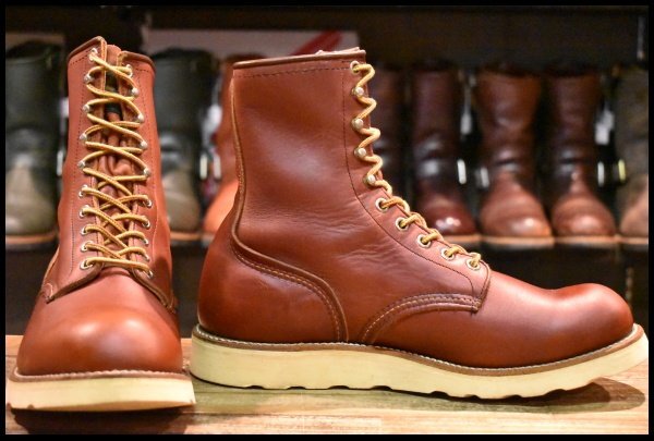 8D 良品 半円犬タグ 96年】レッドウィング 8159 ロング アイリッシュ