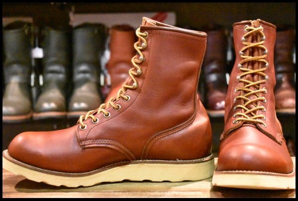 8D 良品 半円犬タグ 96年】レッドウィング 8159 ロング アイリッシュ