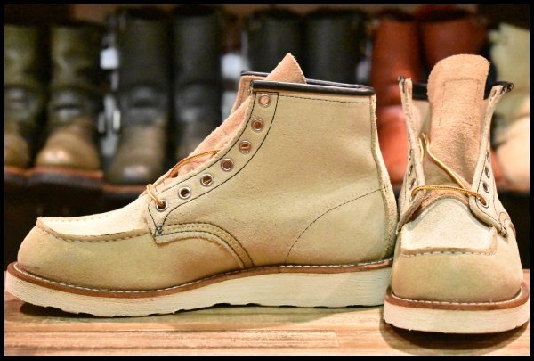 【7.5D 未使用 11年】レッドウィング 8173 スエード アイリッシュセッター ホーソーン ラフアウト モックトゥ ブーツ redwing HOPESMORE