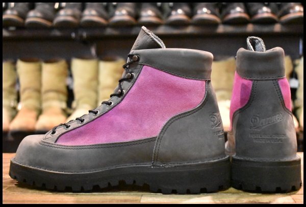 7EE 美品 白タグ 】Danner ダナーライト 33005X アッシュ/ピンク