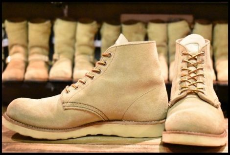 【9E 美品 11年】レッドウィング 8167 スエード アイリッシュセッター ホーソーンアビレーンラフアウト ベージュ ブーツ redwing HOPESMORE