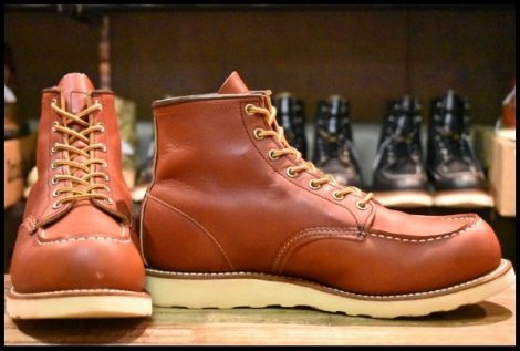 【10EE 美品 16年】レッドウィング 8875 アイリッシュセッター 赤茶 オロラセット モックトゥ レースアップ ブーツ redwing HOPESMORE