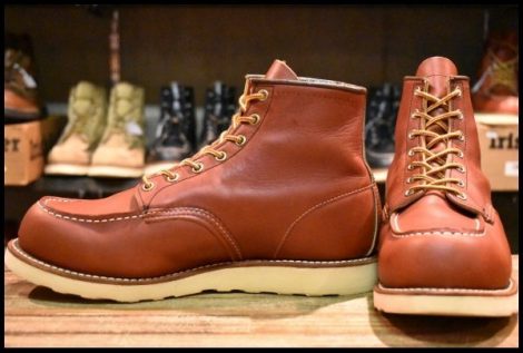 【10EE 美品 16年】レッドウィング 8875 アイリッシュセッター 赤茶 オロラセット モックトゥ レースアップ ブーツ redwing HOPESMORE