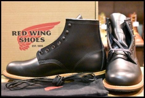 【6.5D 箱付 未使用 24年】レッドウィング 9423 ベックマン 黒 ブラック エクスカリバー プレーントゥ 9414 9014 ブーツ redwing HOPESMORE