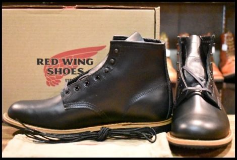【10.5D 箱付 未使用 24年】レッドウィング 9423 ベックマン 黒 ブラック エクスカリバー プレーン 9414 9014 ブーツ redwing HOPESMORE