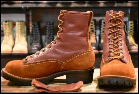 美品　Wesco ウエスコ ジョブマスター レッド ラフアウト 8 1/2E 楽天市場】ウエスコ ジョブマスター WESCO JOBMASTER 108100