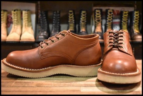 【9E 美品 ネペンテス別注】HATHORN ハソーン オックスフォード レッドウッド ビブラム2021 シューズ スエード 短靴 ブーツ HOPESMORE