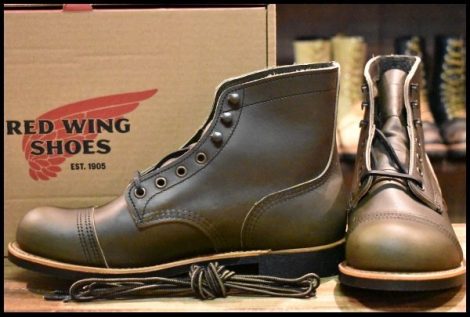 【7.5D 箱付 未使用 24年】レッドウィング 8078 アイアンレンジャー グリーン アルパイン ポーテージ 緑 ブーツ redwing HOPESMORE