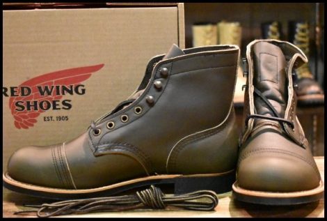 【8D 箱付 未使用 24年】レッドウィング 8078 アイアンレンジャー グリーン アルパイン ポーテージ 緑 ブーツ redwing HOPESMORE