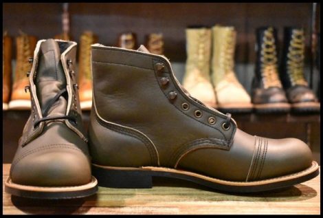 【8D 箱付 未使用 24年】レッドウィング 8078 アイアンレンジャー グリーン アルパイン ポーテージ 緑 ブーツ redwing HOPESMORE