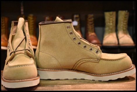 【9D 箱付 未使用 23年】レッドウィング 8833 スエード アイリッシュセッター ホーソーン ラフアウト ブーツ redwing HOPESMORE