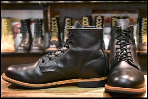 【10.5D 美品 24年】レッドウィング 9423 ベックマン 黒 ブラック エクスカリバー プレーントゥ 9414 9014 ブーツ redwing HOPESMORE