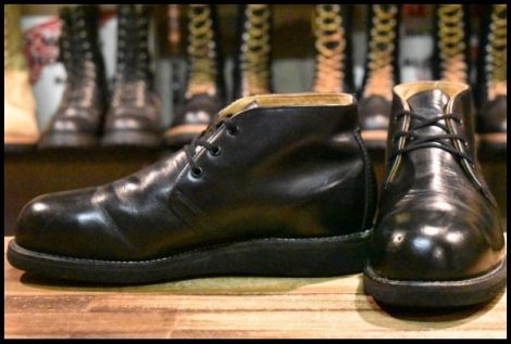 【8EE 良品 ASTM 13年】レッドウィング 2597 ポストマン チャッカ 黒 ブラック シャパラル 短靴 ブーツ redwing HOPESMORE