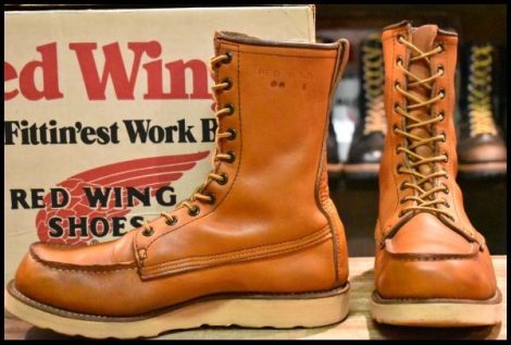 【7EE 良品 旧犬タグ スクエアステッチ 82年10月刻印】レッドウィング 877 ロング アイリッシュセッター オロラセット HOPESMORE