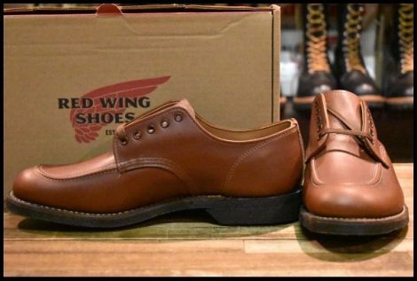 【8.5D 箱付 未使用 18年】レッドウィング 8071 1930’s スポーツ オックスフォード シガーリタン モックトゥ redwing HOPESMORE