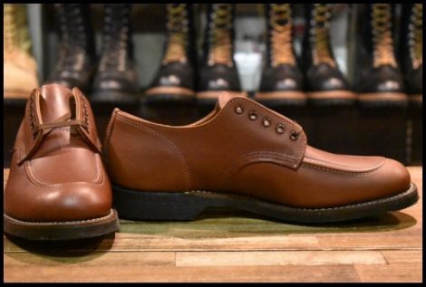 【8.5D 箱付 未使用 18年】レッドウィング 8071 1930’s スポーツ オックスフォード シガーリタン モックトゥ redwing HOPESMORE