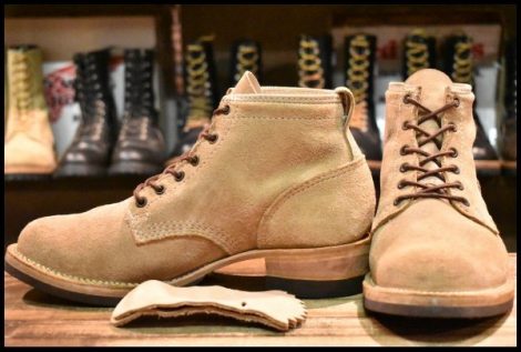 【8EE 美品 23年】WESCO ウエスコ カスタムパッカー バーラップ ラフアウト ビブラム705シングル ジョブマスター ブーツ HOPESMORE