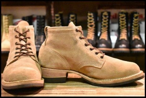 【8EE 美品 23年】WESCO ウエスコ カスタムパッカー バーラップ ラフアウト ビブラム705シングル ジョブマスター ブーツ HOPESMORE