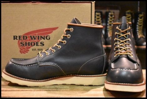 【9.5D 箱付 美品 21年】レッドウィング 8859 アイリッシュセッター ネイビーポーテージ 青 モックトゥ 8853 ブーツ redwing HOPESMORE