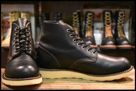 【8D 美品 12年】レッドウィング 9870 アイリッシュセッター ブラック クローンダイク モックトゥ ブーツ redwing HOPESMORE