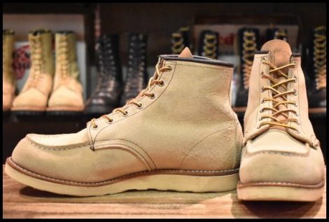 【10.5E 良品 11年】レッドウィング 8173 スエード アイリッシュセッター ラフアウト モックトゥ ブーツ redwing HOPESMORE