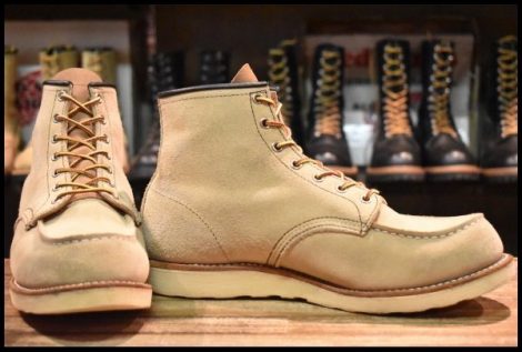 【10.5E 良品 11年】レッドウィング 8173 スエード アイリッシュセッター ラフアウト モックトゥ ブーツ redwing HOPESMORE