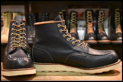 【9.5D 箱付 美品 21年】レッドウィング 8859 アイリッシュセッター ネイビーポーテージ 青 モックトゥ 8853 ブーツ redwing HOPESMORE