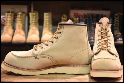 【10D 美品 10年】レッドウィング 8173 スエード アイリッシュセッター ホーソーン ラフアウト モックトゥ ブーツ redwing HOPESMORE
