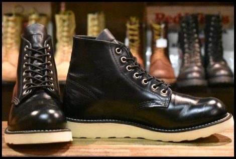 【7D 良品 FREAK’S STORE別注 17年】レッドウィング 8823 アイリッシュセッター 黒 ガラスレザー ブラック ブーツ redwing HOPESMORE