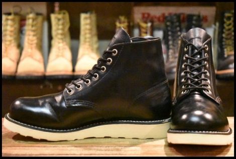【7D 良品 FREAK’S STORE別注 17年】レッドウィング 8823 アイリッシュセッター 黒 ガラスレザー ブラック ブーツ redwing HOPESMORE