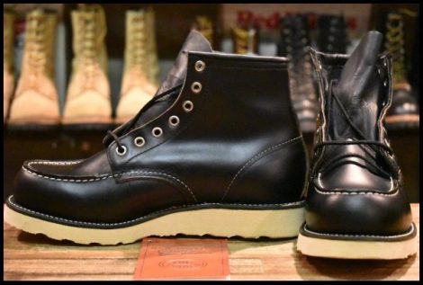 【7E DEAD 犬タグ 99年】レッドウィング 8179 アイリッシュセッター 黒 ブラッククローム モックトゥ ブーツ redwing HOPESMORE