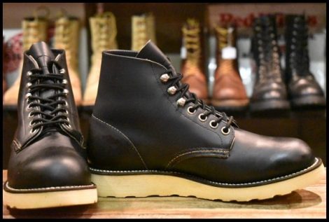 【5.5D 美品 羽タグ】レッドウィング 8165 アイリッシュセッター ブラッククローム プレーントゥ 編み上げ ブーツ redwing HOPESMORE