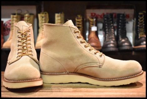 【9E 箱付 良品 09年】レッドウィング 8167 スエード アイリッシュセッター ホーソーンアビレーン プレーントゥ ブーツ redwing HOPESMORE