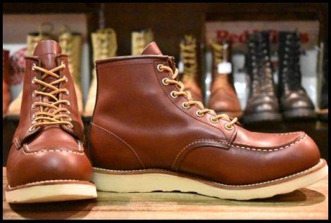 【10D 良品 15年】レッドウィング 9106 アイリッシュセッター 赤茶 レッド ブラウン モックトゥ 編み上げ ブーツ 8875 redwing HOPESMORE