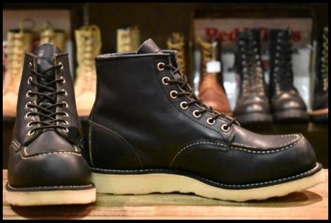【8D 良品 13年】レッドウィング 9075 アイリッシュセッター 黒 ブラック ハーネス モックトゥ 8179 8130 ブーツ redwing HOPESMORE