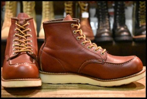【8D 良品 13年】レッドウィング 9106 アイリッシュセッター 赤茶 レッドブラウン モックトゥ 編み上げ 8875 ブーツ redwing HOPESMORE