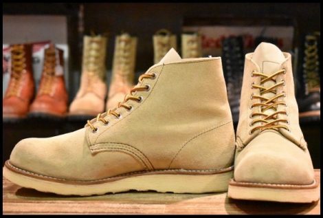【8E 良品 07年】レッドウィング 8167 スエード アイリッシュセッター ホーソーンアビレーン プレーントゥ ブーツ redwing HOPESMORE