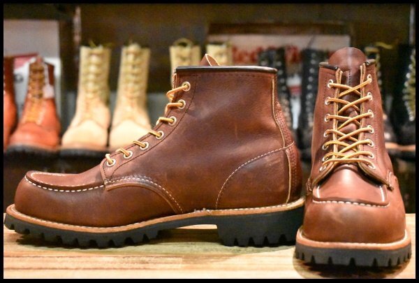 【8D 美品 23年】レッドウィング 8146 ラフネック アイリッシュセッター クラシック モック ラグソール ブーツ redwing HOPESMORE
