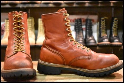 【8D 良品 旧半円犬タグ 93年4月刻印】レッドウィング 899 ロング アイリッシュセッター オロラセット ブーツ redwing HOPESMORE