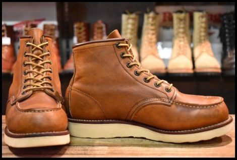 【7E 良品 サイド羽タグ】レッドウィング 875 アイリッシュセッター 茶 オロイジナル モック 編み上げ ブーツ redwing HOPESMORE