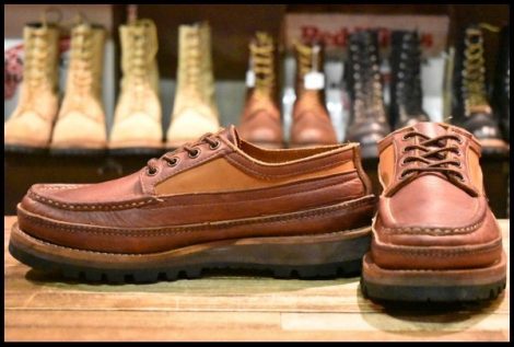 【8E 良品】RUSSELL MOCCASIN ラッセルモカシン オネイダ 4631 オックスフォード ブラウン ダブルモカシン ブーツ HOPESMORE